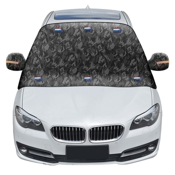 Покривало за предното стъкло на автомобила, Oxford плат, монтаж с куки за ремъци и магнитно засмукване, универсално, дебел и прост стил, тегло 650 g