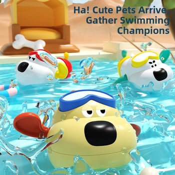 Бебешка играчка за къпане за водни игри – пластмасова, за бебета и малки деца (0–2 г.) – за басейн и баня – 3C-сертифицирана пластмасова играчка