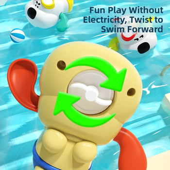 Бебешка играчка за къпане за водни игри – пластмасова, за бебета и малки деца (0–2 г.) – за басейн и баня – 3C-сертифицирана пластмасова играчка