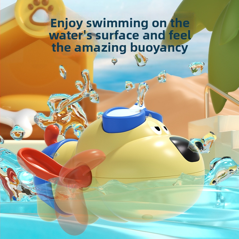 Бебешка играчка за къпане за водни игри – пластмасова, за бебета и малки деца (0–2 г.) – за басейн и баня – 3C-сертифицирана пластмасова играчка