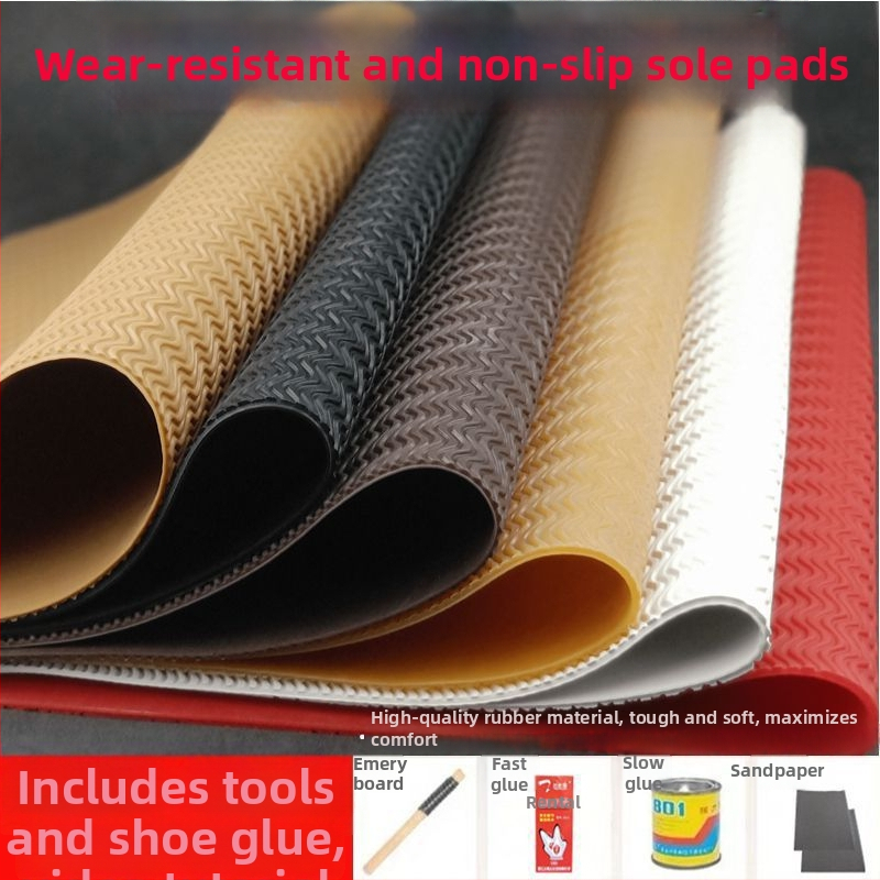 Unique popravna zakrpa potplata cipela s telećim gumom – protuklizna, otporna na habanje i tihi; pogodna za košarkaške cipele, sportske cipele, kožne cipele, sandale i badminton cipele