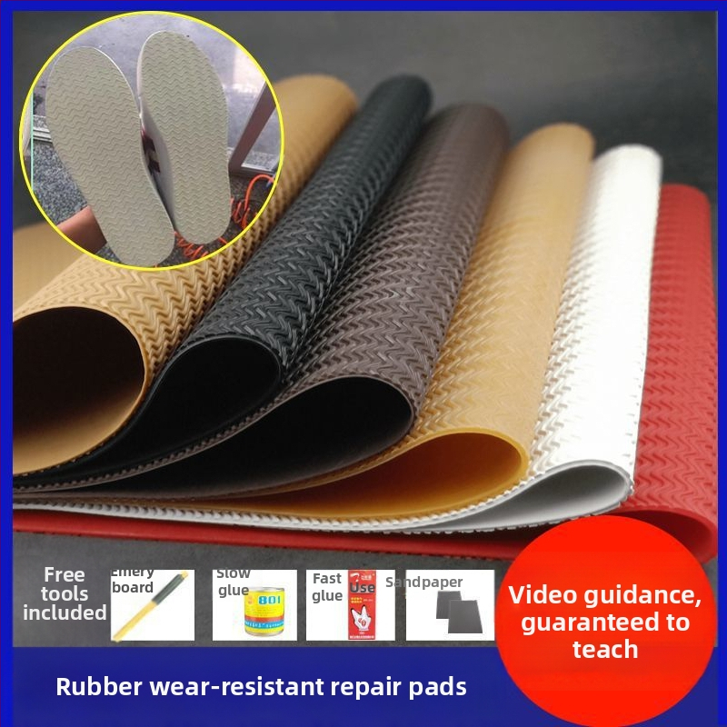 Unique popravna zakrpa potplata cipela s telećim gumom – protuklizna, otporna na habanje i tihi; pogodna za košarkaške cipele, sportske cipele, kožne cipele, sandale i badminton cipele