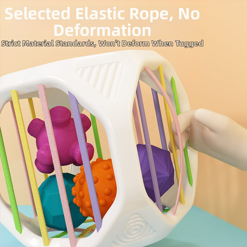 Betchen Hračky do kúpeľa pre batoľatá – Mäkké PVC Geometrické zvieratko s držiakom, vek 0–2 roky, možnosť vlastného loga