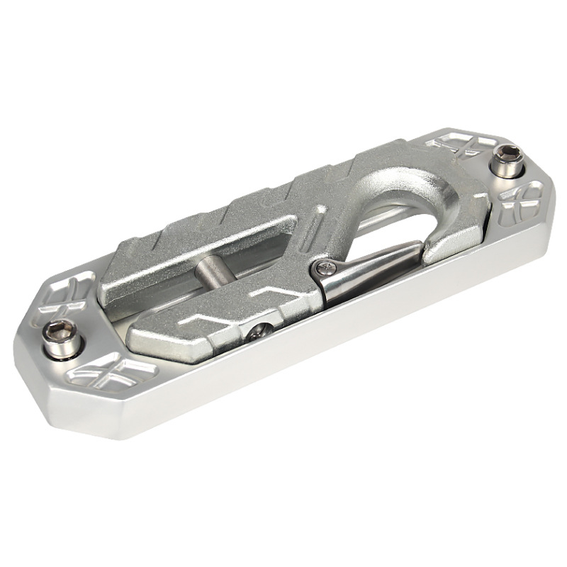 Winch Rope Guide за Tank 300 и Haval H9, офроуд аксесоар за предна броня, водеща ролка за въже на лебедка и кука за теглене