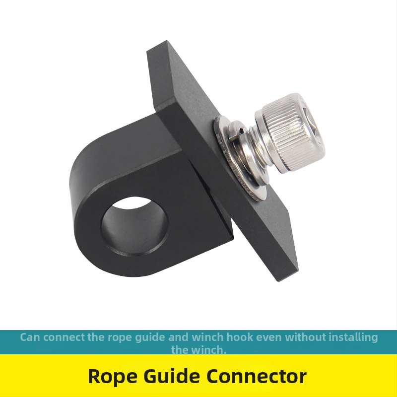 Winch Rope Guide за Tank 300 и Haval H9, офроуд аксесоар за предна броня, водеща ролка за въже на лебедка и кука за теглене