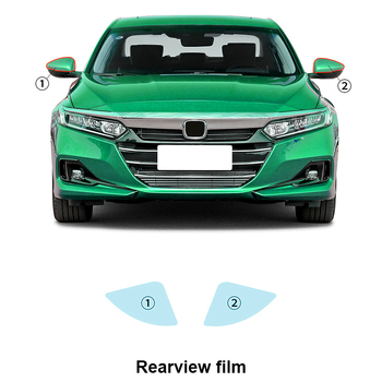 Prozirna TPU zaštitna folija za prednja svjetla i retrovizore Honda Accord 9. generacije – komplet za cijeli automobil