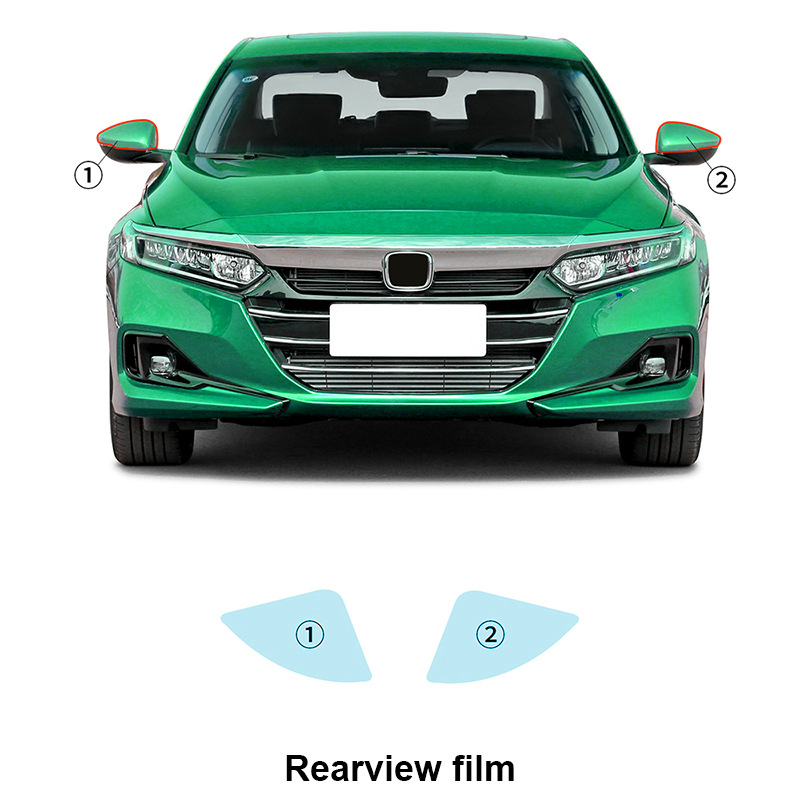 Prozirna TPU zaštitna folija za prednja svjetla i retrovizore Honda Accord 9. generacije – komplet za cijeli automobil