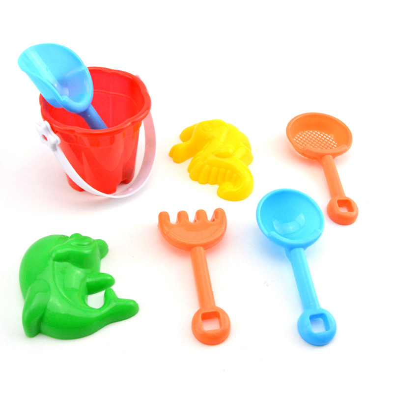 Set igračaka za plažu – 7-dijelni mini kanti za plažu, vanjsko kopanje po pijesku, plastika