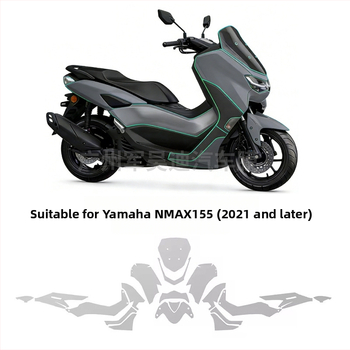 TPU film na ochranu laku pre Yamaha NMAX 155 (21-24): samoopraviteľný, protiškrabavý — JWUDMVP, 6 mesiacov záruka