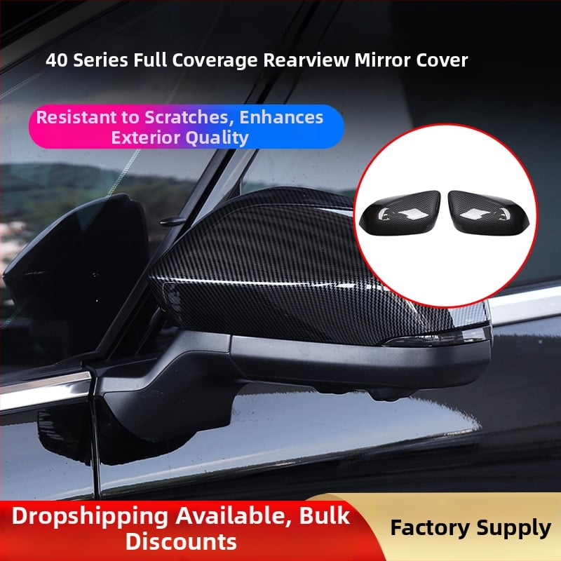 Krytky spätného zrkadla pre 24 modelov Toyota Alphard/Vellfire (Elfa Modified) – ABS elektroplating, model ALF40, lepenie pastou