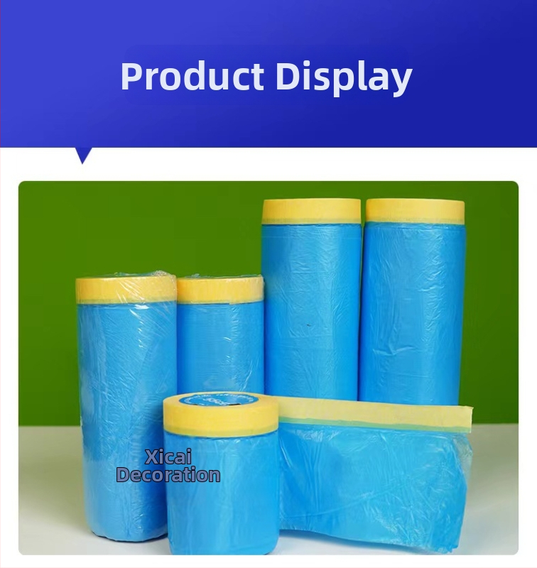 Ochranná maskovacia fólia na lakovanie auta | Materiál: PE + japonský papier; Vysoká teplotná odolnosť; Odolnosť voči prachu; Záruka 3 roky