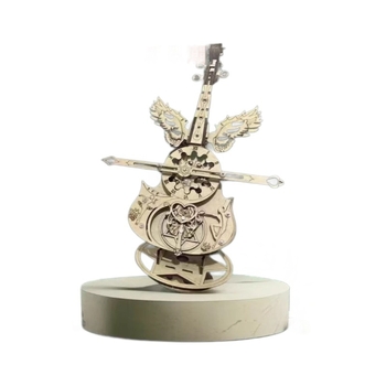 Fából készült DIY cselló zenemű doboz – modern minimalista stílusú ajándék születésnapra vagy ballagásra