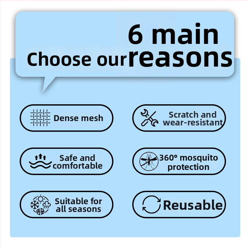 Kai Xiu κεφαλή διχτυωτή προστασία ενάντια στα κουνούπια για ύπνο και ποδηλασία — αναπνεύσιμο δίχτυ, εγκατάσταση χωρίς, παγκόσμια εφαρμογή