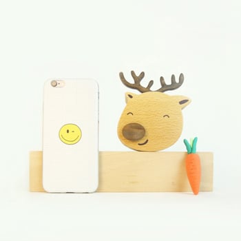 Ξύλινο μουσικό κουτί κορεατικού στυλ, χειροποίητο, με ζωϊκό μοτίβο, με λογότυπο