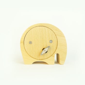 Ξύλινο μουσικό κουτί κορεατικού στυλ, χειροποίητο, με ζωϊκό μοτίβο, με λογότυπο