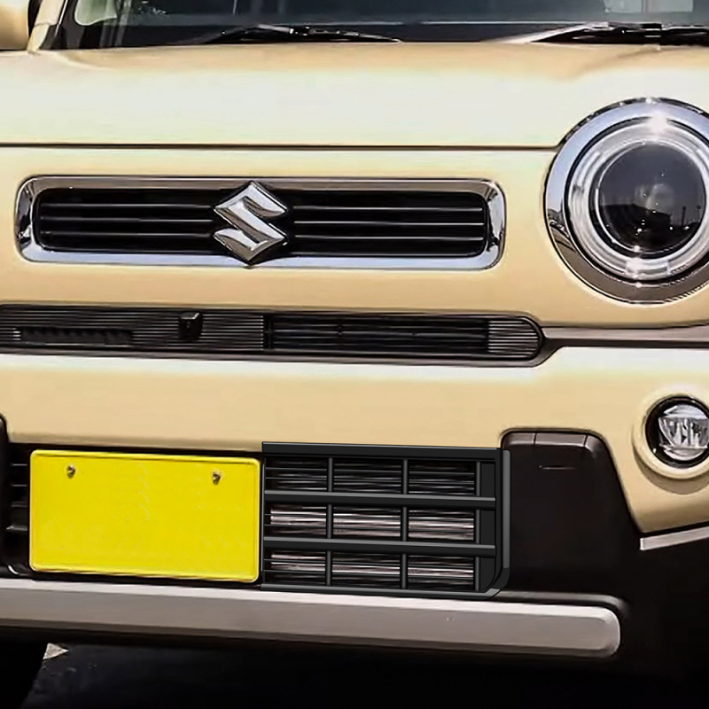 Donji dekorativni okvir prednje rešetke s mrežom protiv kukaca za Suzuki Hustler, kompatibilan s 20 modela, ABS