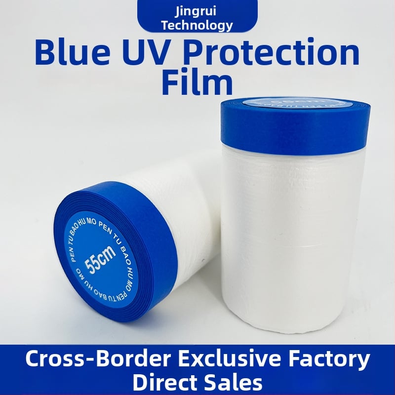 Μάσκα βαφής από μεμβράνη με UV‑ανθεκτικό ιαπωνικό χαρτί, βάση PE, πάχος 0,7 mm, πυρήνας από χαρτινοσωλήνα, κατάλληλο για εσωτερικές/εξωτερικές διακοσμήσεις και μάσκα βαφής αυτοκινήτων