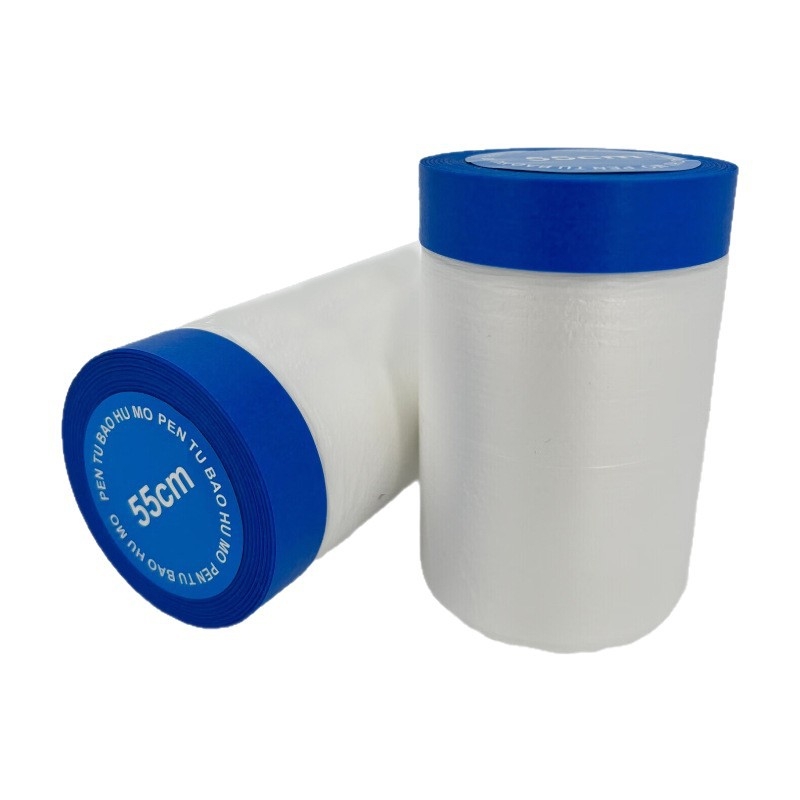 Μάσκα βαφής από μεμβράνη με UV‑ανθεκτικό ιαπωνικό χαρτί, βάση PE, πάχος 0,7 mm, πυρήνας από χαρτινοσωλήνα, κατάλληλο για εσωτερικές/εξωτερικές διακοσμήσεις και μάσκα βαφής αυτοκινήτων