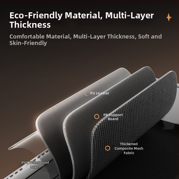 Auto dječji sigurnosni stol za blagovanje — kožna, sklopiva, vodootporna, prilagodljiva, višefunkcionalno skladištenje