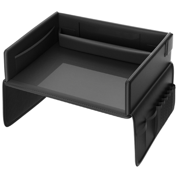 Auto dječji sigurnosni stol za blagovanje — kožna, sklopiva, vodootporna, prilagodljiva, višefunkcionalno skladištenje