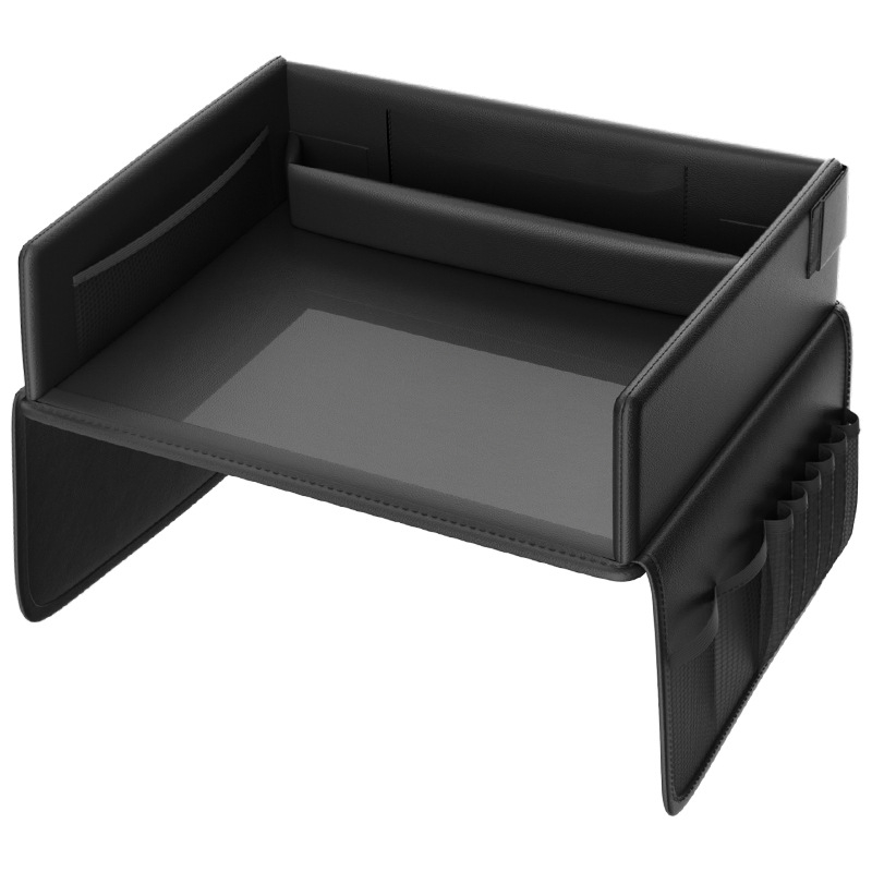 Auto dječji sigurnosni stol za blagovanje — kožna, sklopiva, vodootporna, prilagodljiva, višefunkcionalno skladištenje