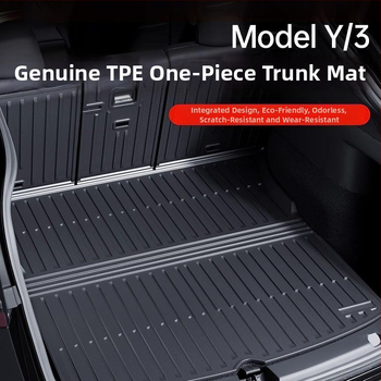 Set TPE prostirke za prtljažnik za Tesla Model 3 Y verziju, potpuno pokrivanje, jastuk za stražnji naslon, prednji i stražnji prostirci prtljažnika