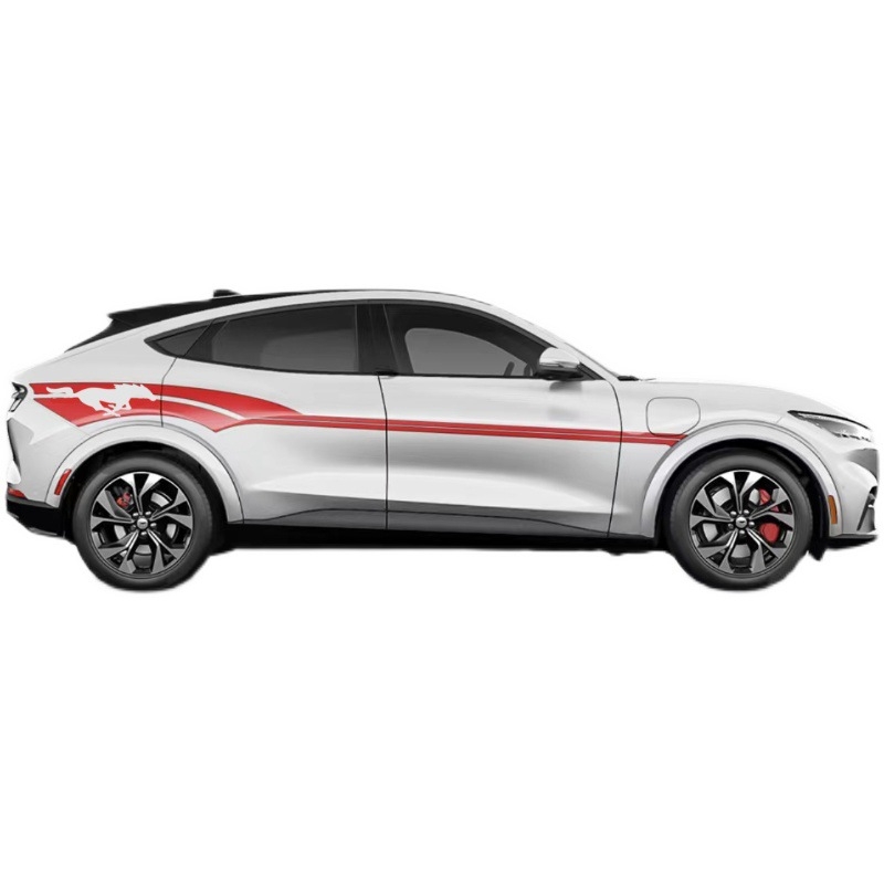 Set naljepnica za Ford Mustang Mach-E – Wild Horse motiv, samoljepljiv, prilagodljiv