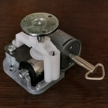 Μηχανισμός μουσικού κουτιού – κράμα, μοντέρνο μινιμαλιστικό στυλ, χειροποίητο, βαμμένο με το χέρι, UV εκτύπωση (κράμα • μοντέρνο μινιμαλιστικό στυλ • χειροποίητο • βαμμένο με το χέρι • UV εκτύπωση)