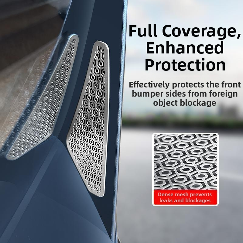 Kook predná mriežka s mid‑meshom, proti hmyzu, dvojstranné chladenie výduch, plastový prachový kryt typu nálepka pre Changan Deep Blue S07S7