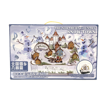 Ξύλινο DIY μουσικό κουτί με καρουσέλ – Πολιτιστικό και δημιουργικό δώρο για κορίτσια και παιδιά (Κωδικός 7788-22, Υλικό: Ξύλο, Διαθέσιμη εκτύπωση λογοτύπου)