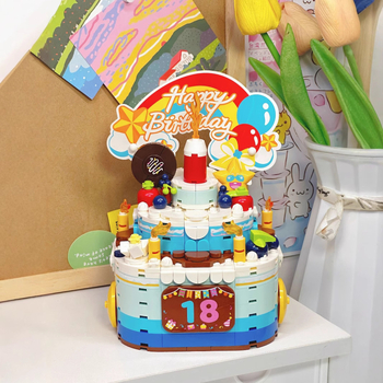 Edukativni građevinski blokovi s glazbenim kutijom, ABS plast, 800+ komada, 1 kg, za uzrast 7–14 godina