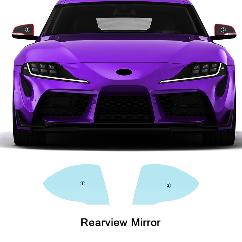 TPU prozirna zaštitna folija za farove i retrovizor Toyota Supra GR A90/A91 MK5