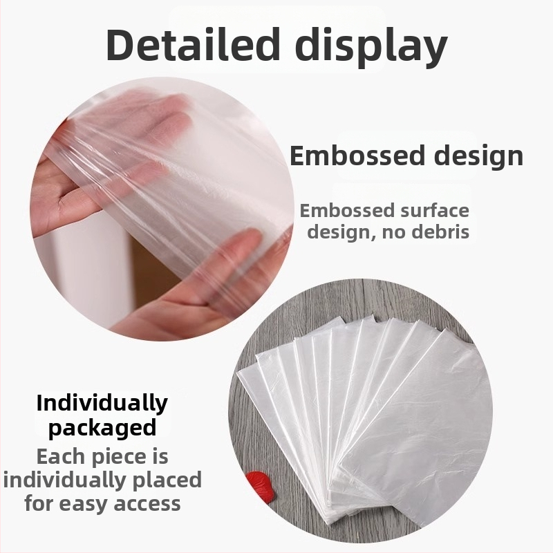 Διαφανής πλαστική μεμβράνη μασκαρίσματος μιας χρήσης για προστασία από σκόνη κατά τη βαφή, με ηλεκτροστατική προσκόλληση; Προσαρμοζόμενος πάχος 0.7, βάση: πολυαιθυλένιο, χωρίς κόλλα.