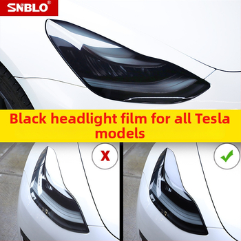 TPU film za prednje i stražnje svjetla Tesla Model 3/Y – zaštitni film protiv ogrebotina, prilagodljiva obrada