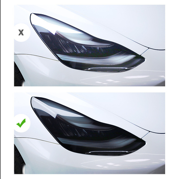TPU film za prednje i stražnje svjetla Tesla Model 3/Y – zaštitni film protiv ogrebotina, prilagodljiva obrada