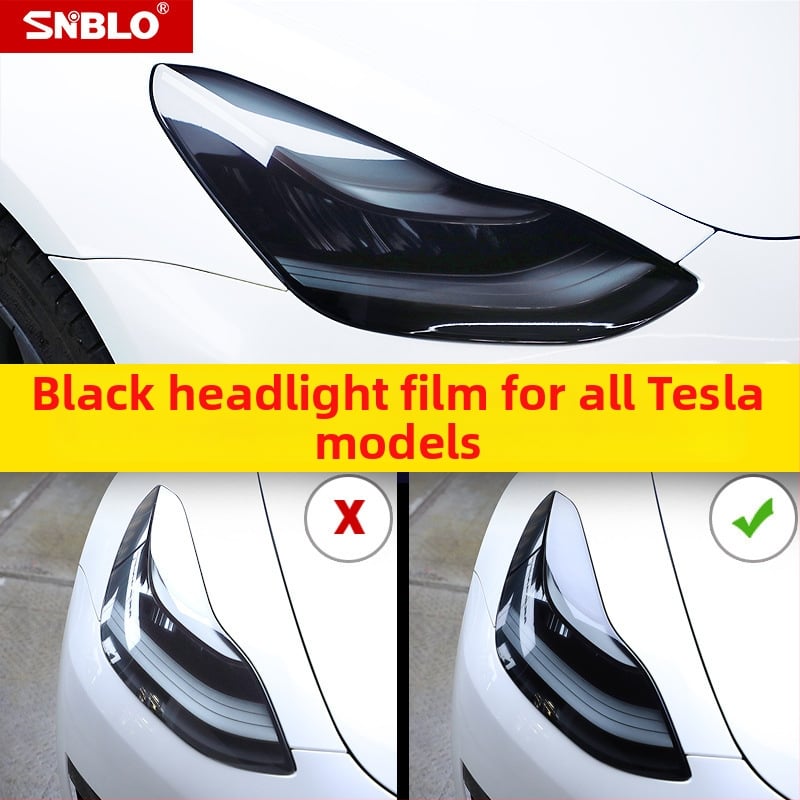 TPU film za prednje i stražnje svjetla Tesla Model 3/Y – zaštitni film protiv ogrebotina, prilagodljiva obrada