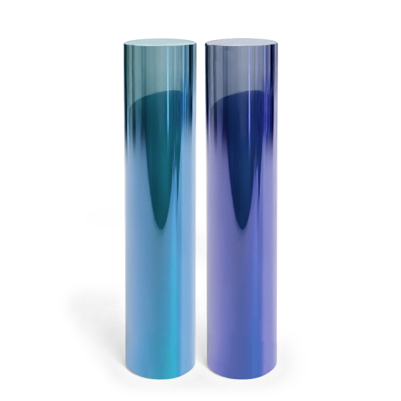 Слънцезащитен филм за предното стъкло на автомобил - лилав цветен стикер за прозореца, лента за слънцезащита, топлоизолационен филм (Марка: Cheshjong; Материал: PVC; Приложение: Предно стъкло; Функция: Топлоизолация)