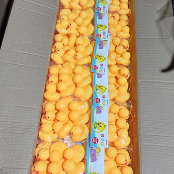 Jucărie de baie din vinil cu rață plutitoare, pentru sugari 0-2 ani, ambalaj OPP