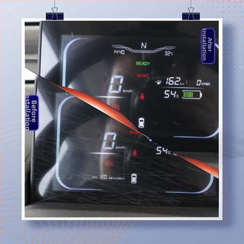 TPU priehľadný ochranný film pre LCD displej prístroja – vnútorná ochrana