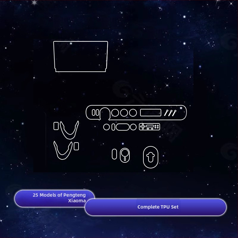 TPU priehľadný ochranný film pre LCD displej prístroja – vnútorná ochrana