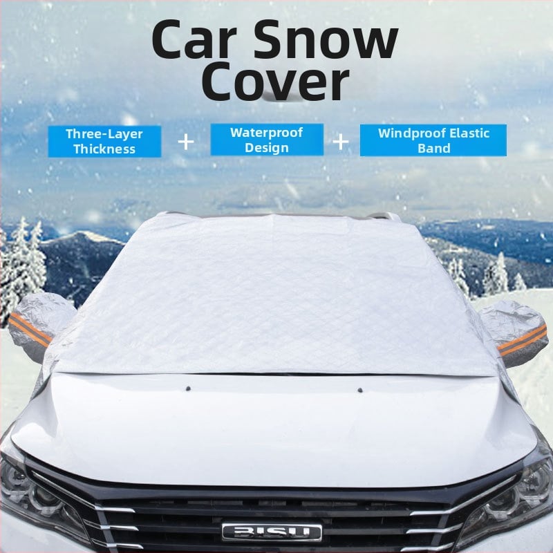 Općenito zimski štit za prednje staklo automobila, aluminizirani film, debeli dizajn, 720 g, ugradnja karticom
