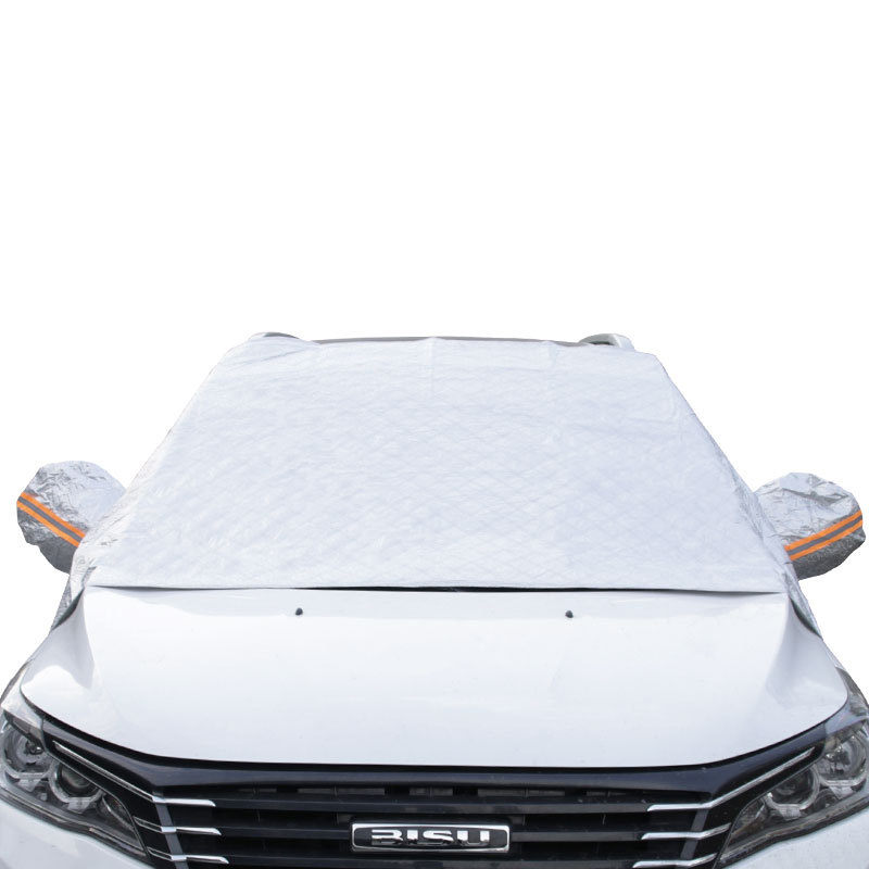 Općenito zimski štit za prednje staklo automobila, aluminizirani film, debeli dizajn, 720 g, ugradnja karticom