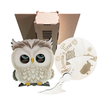 3D puzzle od ploče gustoće, DIY i prilagođavanje po crtežima, pakiranje u mrežastu torbu, za uzrast 14+
