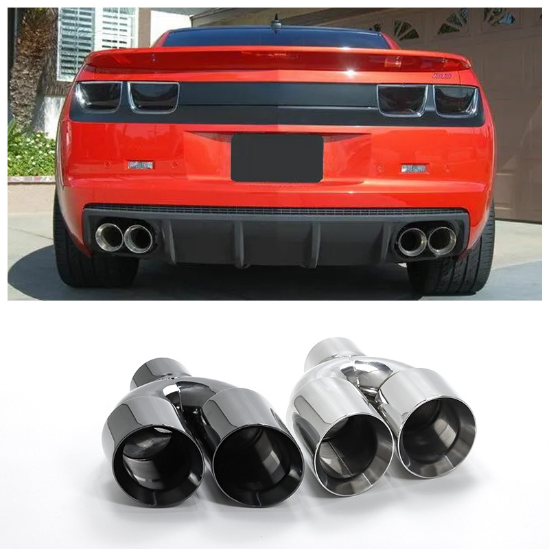 Auto izdušni kraj završetka, prilagođeno zavarivanje, dvostruki red, dvostruki sloj od nehrđajućeg čelika, model 80-101-305, univerzalna kompatibilnost