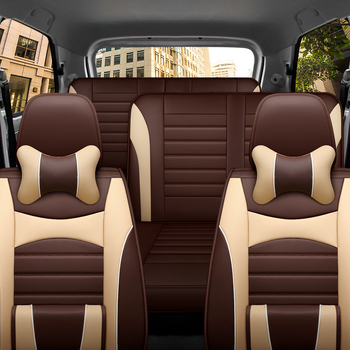 Enchanted Jun Ultrafilm Leather set navlaka za sjedala automobila, sedam komada, za Wuling Hongguang S/S1/S3 Rongguang V, četiri sezone, ravni stil, bez punila