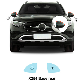 TPU prozirni film za prednja svjetla i retrovizore Mercedes-Benz GLC X254