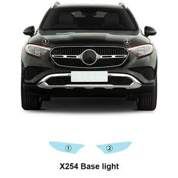 TPU prozirni film za prednja svjetla i retrovizore Mercedes-Benz GLC X254