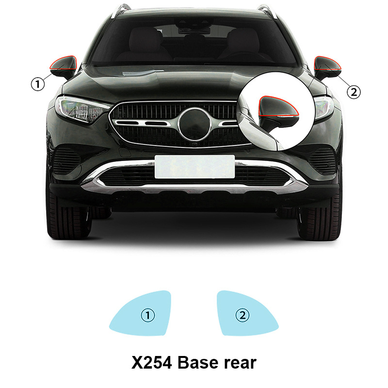 TPU prozirni film za prednja svjetla i retrovizore Mercedes-Benz GLC X254