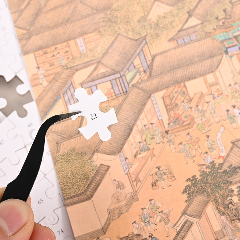 Puzzle okvir za fotografiju – DIY set, papirnati ravni slagalica, prilagodljivo prema crtežima, za uzrast 7–14 godina