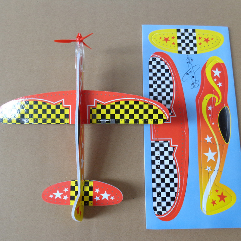 Trodimenzionalni pjena-puzzle avion za djecu, DIY prilagodba, EPS materijal, za uzrast 4–6 godina